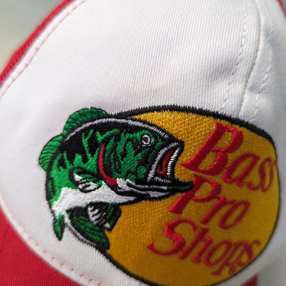 Leaping Bass Logo Cap Trucker Hat Snapback - Picture 2 of 7
